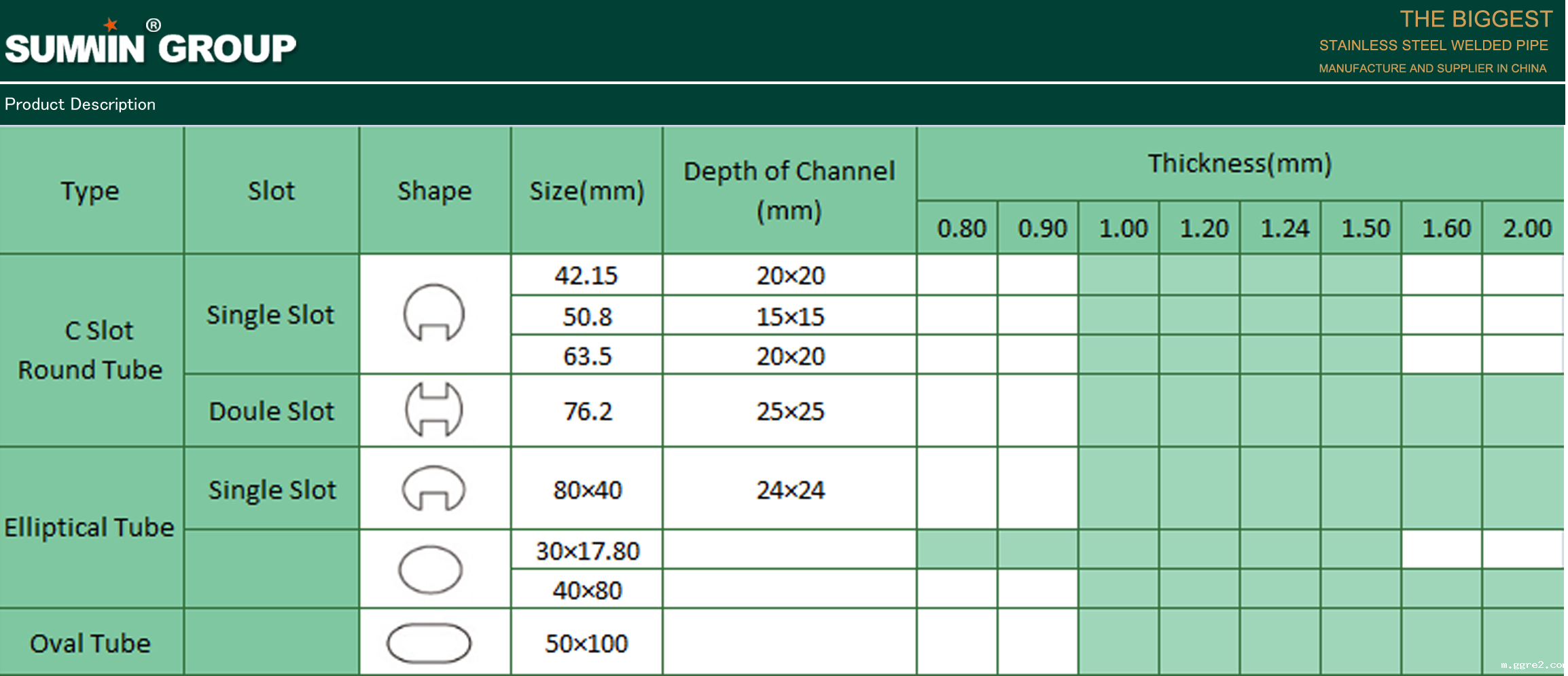 SUMWIN 201 304 316 430 tubo color de ranura de acero inoxidable 
