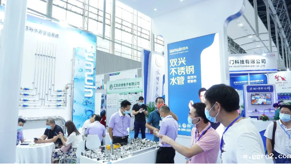 广州国际城镇水务展今日开幕，ggre2展位第一天精彩速递