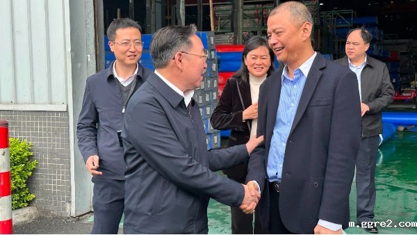 广西省梧州市政府领导莅临必威东盟体育参观交流